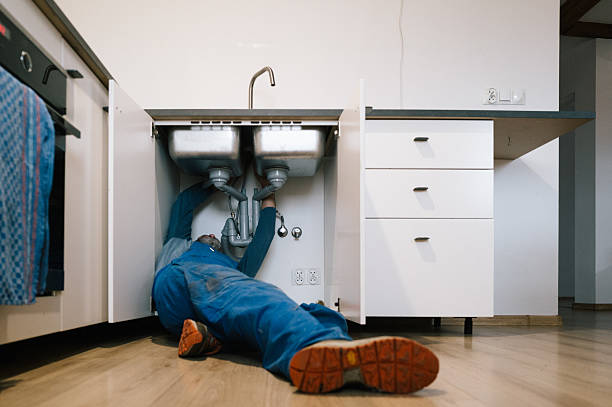 Professional Drain Cleaning technician working in Bay City, OR